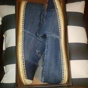 Coach Denim Espadrilles (Worn)